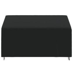 Housse de banc 3 places noir 165x70x65/94 cm oxford 420D 