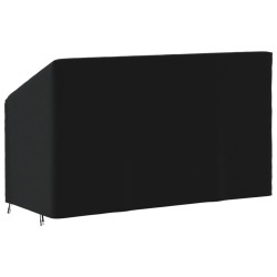 Housse de banc 3 places noir 165x70x65/94 cm oxford 420D 