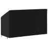 Housse de banc 3 places noir 165x70x65/94 cm oxford 420D 