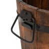 Ensemble de jardinière godet 3 pcs bois massif de sapin 