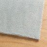 Tapis HUARTE à poils courts doux et lavable bleu 240x240 cm 
