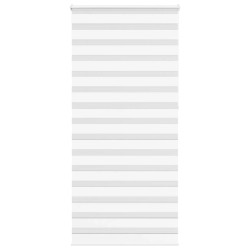 Store zèbre blanc 110x230 cm largeur du tissu 105,9cm polyester 