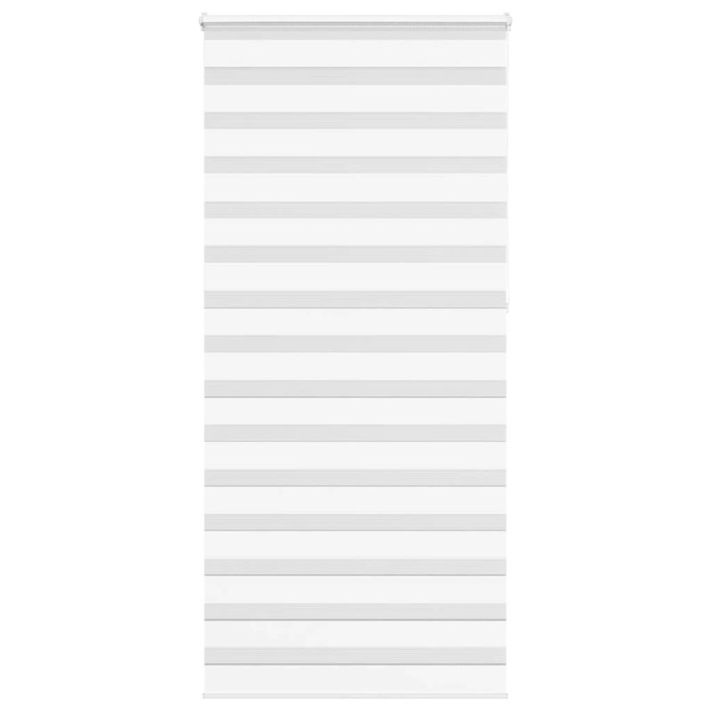 Store zèbre blanc 110x230 cm largeur du tissu 105,9cm polyester 
