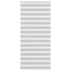 Store zèbre gris clair largeur du tissu 105,9 cm polyester 