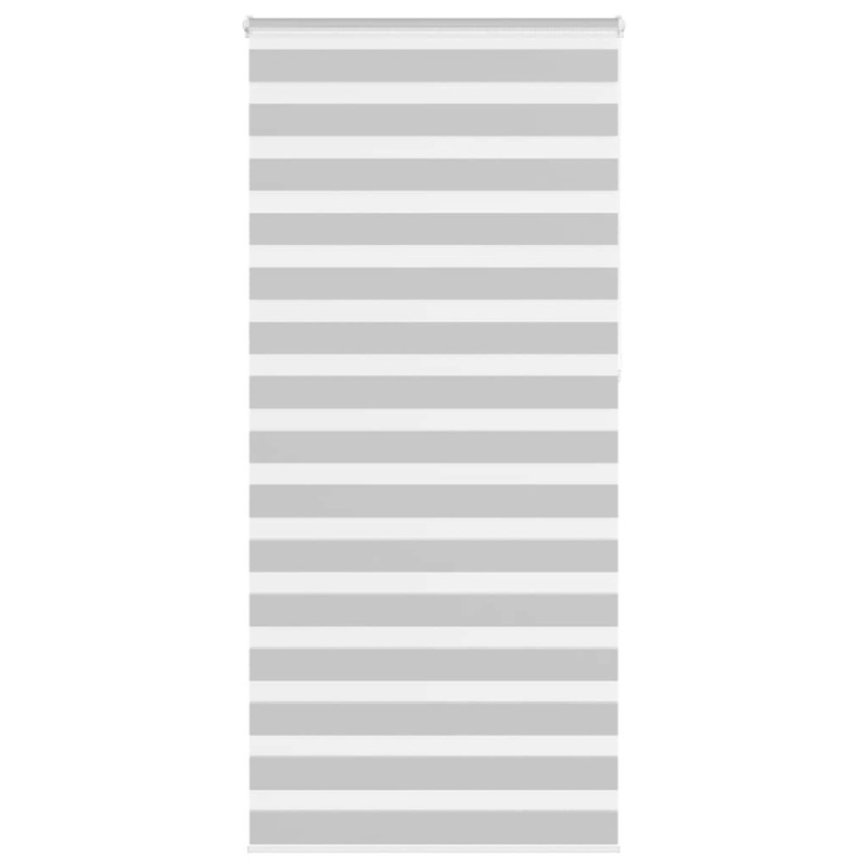 Store zèbre gris clair largeur du tissu 105,9 cm polyester 