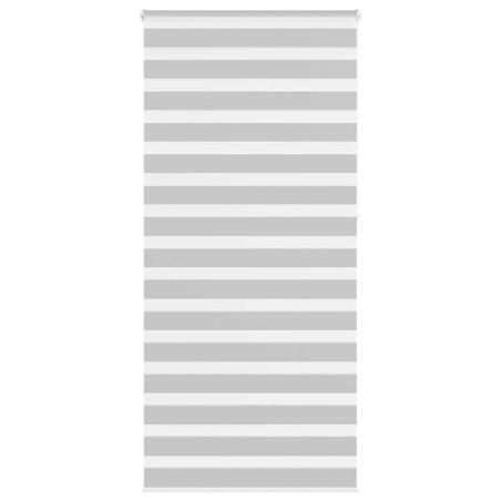 Store zèbre gris clair largeur du tissu 105,9 cm polyester 