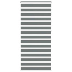 Store zèbre gris foncé largeur du tissu 105,9 cm polyester 