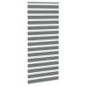 Store zèbre gris foncé largeur du tissu 105,9 cm polyester 
