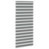 Store zèbre gris foncé largeur du tissu 105,9 cm polyester 