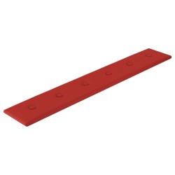 Panneaux muraux 12 pcs Bordeaux 90x15 cm Similicuir 1,62 m² 