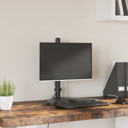 Support de moniteur noir acier VESA 75/100 mm 