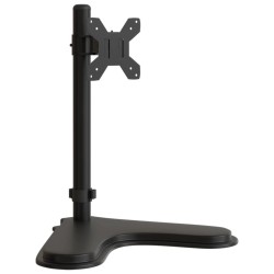 Support de moniteur noir acier VESA 75/100 mm 