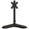 Support de moniteur noir acier VESA 75/100 mm 