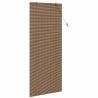 Store de Fenêtre avec des rideaux Marron 100 x 220 cm Bambou 