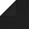 Couverture de piscine Noir 400 x 200 cm PE 