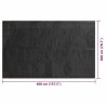 Couverture de piscine Noir 400 x 200 cm PE 