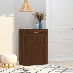 Armoire à chaussures Chêne marron 60x35x84 cm Bois d'ingénierie 