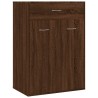 Armoire à chaussures Chêne marron 60x35x84 cm Bois d'ingénierie 