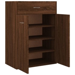 Armoire à chaussures Chêne marron 60x35x84 cm Bois d'ingénierie 
