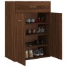 Armoire à chaussures Chêne marron 60x35x84 cm Bois d'ingénierie 