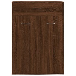 Armoire à chaussures Chêne marron 60x35x84 cm Bois d'ingénierie 