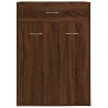 Armoire à chaussures Chêne marron 60x35x84 cm Bois d'ingénierie 