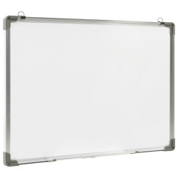 Tableau blanc magnétique effaçable à sec Blanc 70x50 cm Acier 