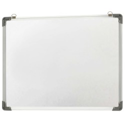 Tableau blanc magnétique effaçable à sec Blanc 70x50 cm Acier 