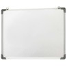 Tableau blanc magnétique effaçable à sec Blanc 70x50 cm Acier 
