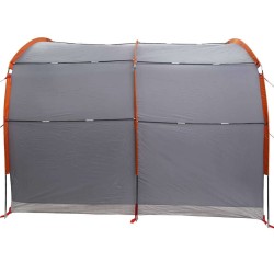 Tente avec toit avec évent Gris et orange 268 x 240 x 191 cm 