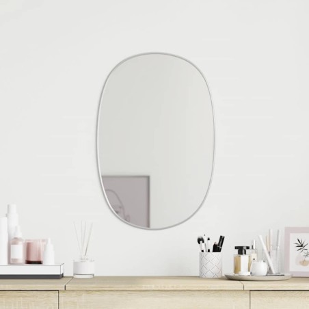 Miroir mural Argenté 50x35 cm 