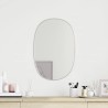 Miroir mural Argenté 50x35 cm 