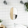 Miroir mural Argenté 50x35 cm 