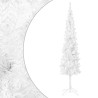 Sapin de Noël étroit Blanc 210 cm 