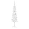 Sapin de Noël étroit Blanc 210 cm 