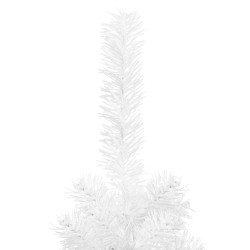 Sapin de Noël étroit Blanc 210 cm 