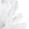 Sapin de Noël étroit Blanc 210 cm 