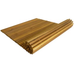 Tapis de salle de bain Bois d'acacia 80 x 50 cm 
