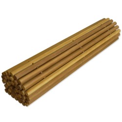 Tapis de salle de bain Bois d'acacia 80 x 50 cm 