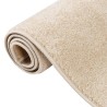 Tapis à poils courts 80x150 cm Beige 