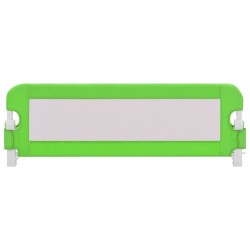 Barrière de sécurité de lit d'enfant Vert 120x42 cm Polyester 