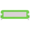 Barrière de sécurité de lit d'enfant Vert 120x42 cm Polyester 