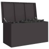 Boîte de Rangement Extérieure Noir 100 x 50.5 x 50 cm 