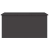 Boîte de Rangement Extérieure Noir 100 x 50.5 x 50 cm 