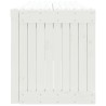 Banc de jardin extensible blanc 212,5x40,5x45cm bois massif pin 
