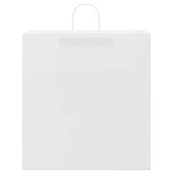 Sacs en papier 250 pcs avec poignées blanc 45x17x48 cm 