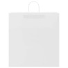 Sacs en papier 250 pcs avec poignées blanc 45x17x48 cm 