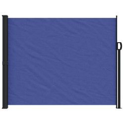 Auvent latéral rétractable bleu 160x300 cm 