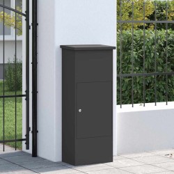 Boîte de dépôt de colis Noir 44.5 x 29 x 110.5 cm Acier 