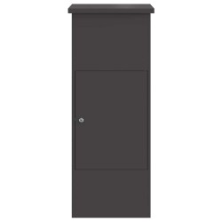 Boîte de dépôt de colis Noir 44.5 x 29 x 110.5 cm Acier 